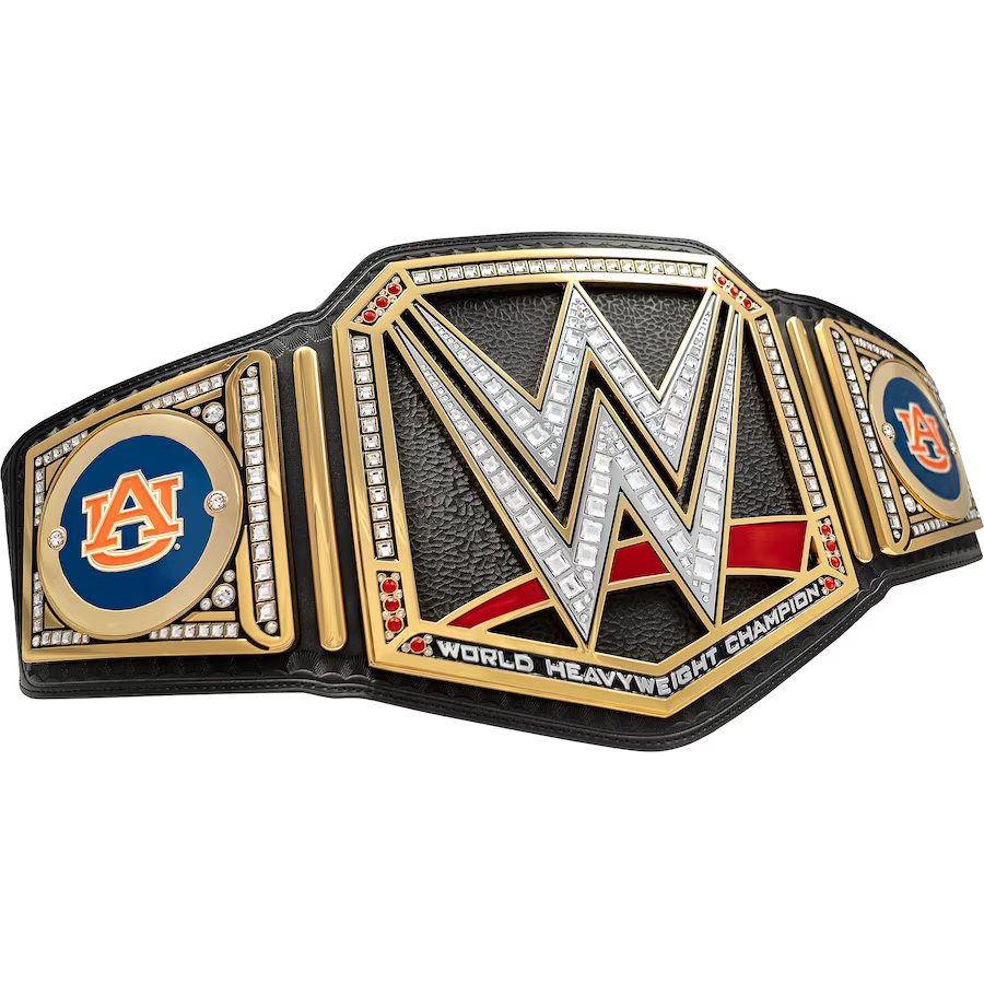 WWE Auburn Tigers Championship Belt