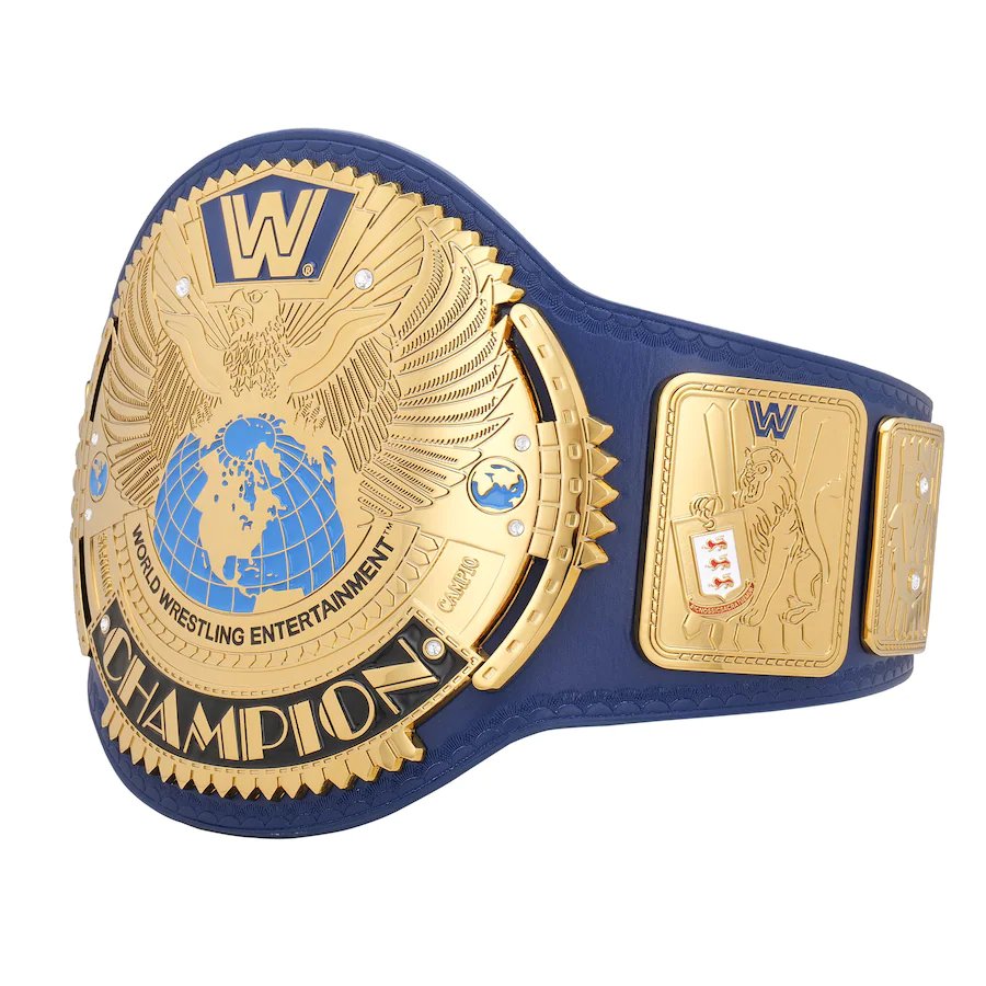 Blue WWE Big Eagle Championship Belt