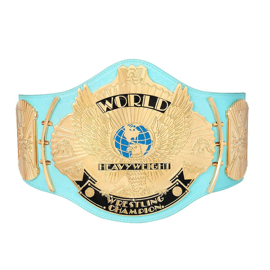 Blue WWE Winged Eagle Championship Belt
