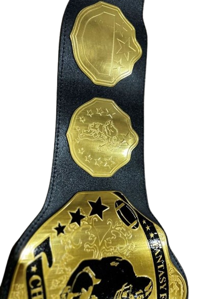 Fantasy Football Championship Leather Belt