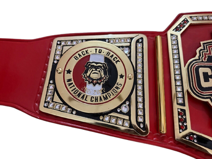 Georgia Bulldogs NFL Championship Belt