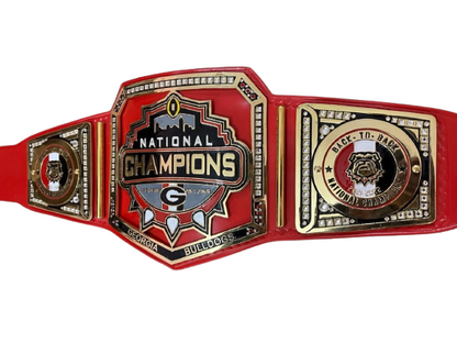 Georgia Bulldogs NFL Championship Belt