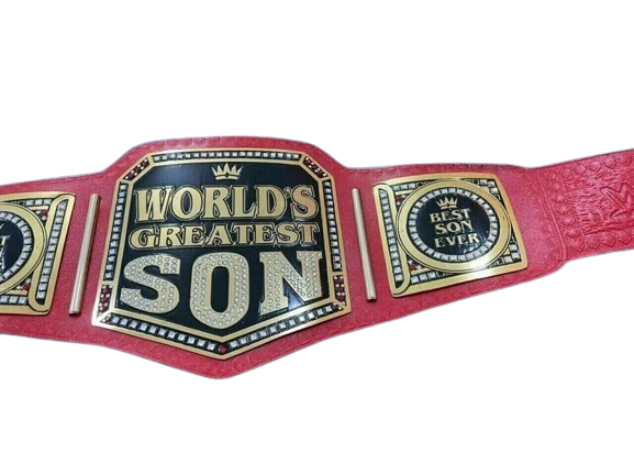 World Greatest Son Wrestling Belt