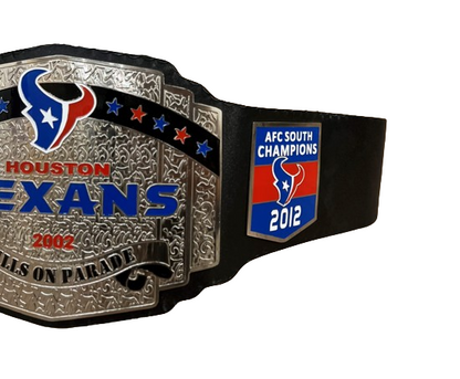 NFL Houston Texas Championship Belt