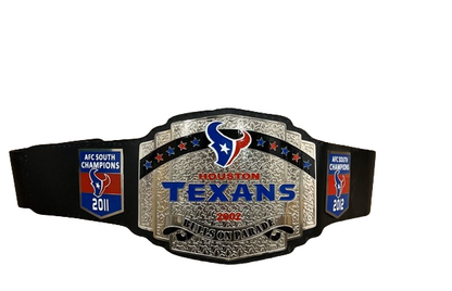 NFL Houston Texas Championship Belt