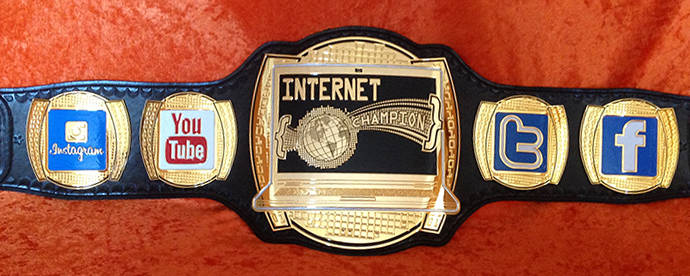 Zack Ryder Internet Championship Belt
