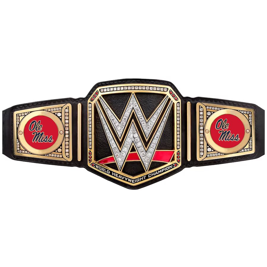 Ole Miss WWE Championship Replica Belt