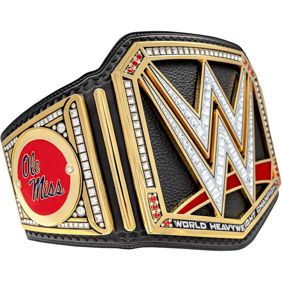 Ole Miss WWE Championship Replica Belt