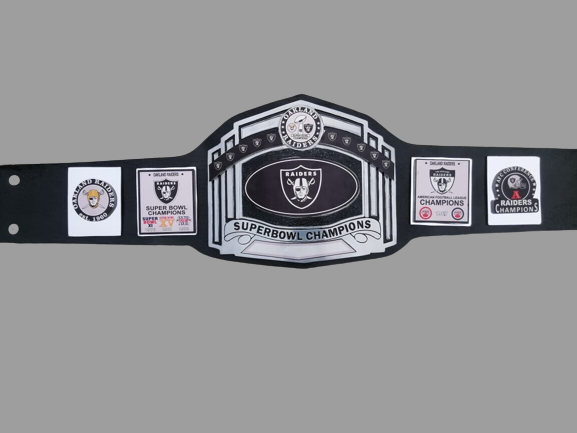 NFL Raiders Championship Replica Belt