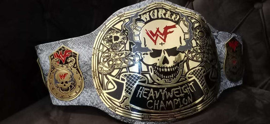 White Snake Skin Championship Belt