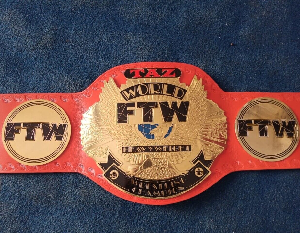 Taz FTW Wrestling Championship Belt