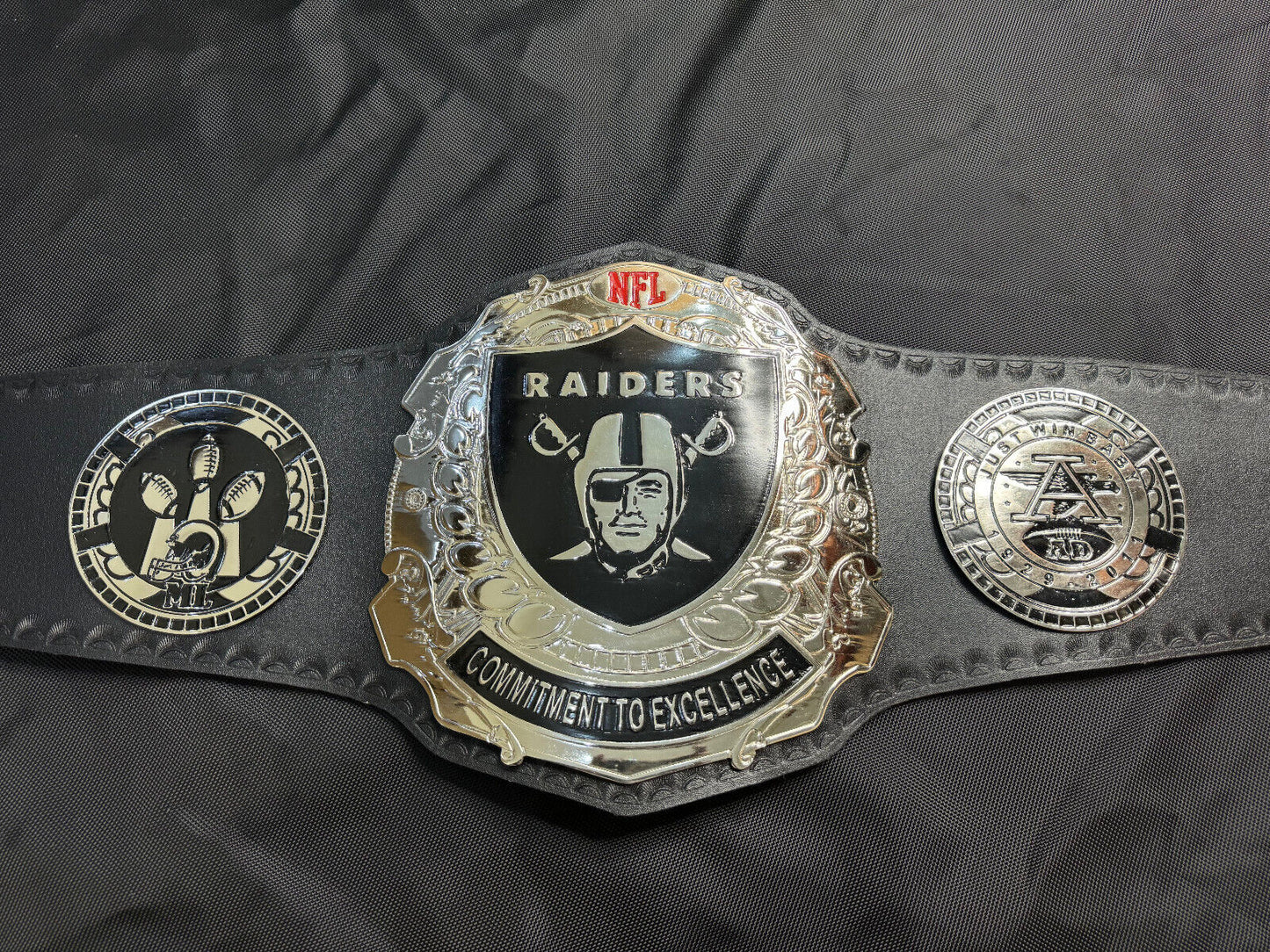 NFL Raiders Championship Wrestling Belt