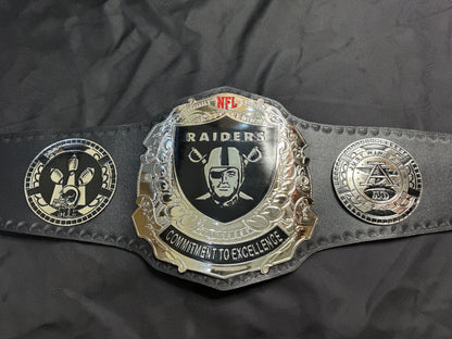 NFL Raiders Championship Wrestling Belt