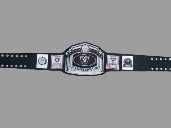 NFL Raiders Championship Replica Belt
