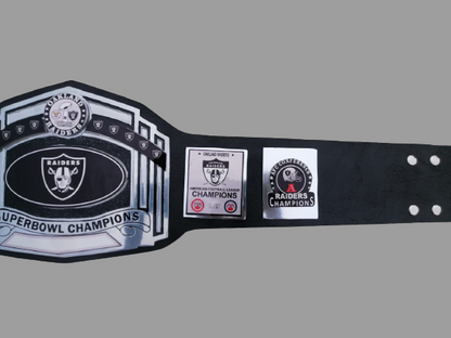NFL Raiders Championship Replica Belt