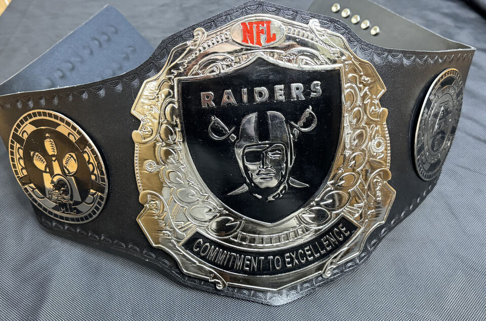 NFL Raiders Championship Wrestling Belt