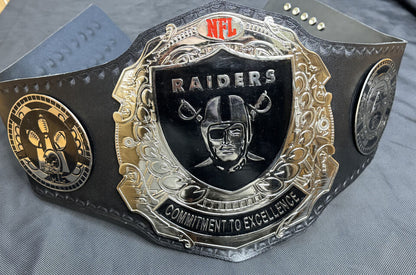 NFL Raiders Championship Wrestling Belt