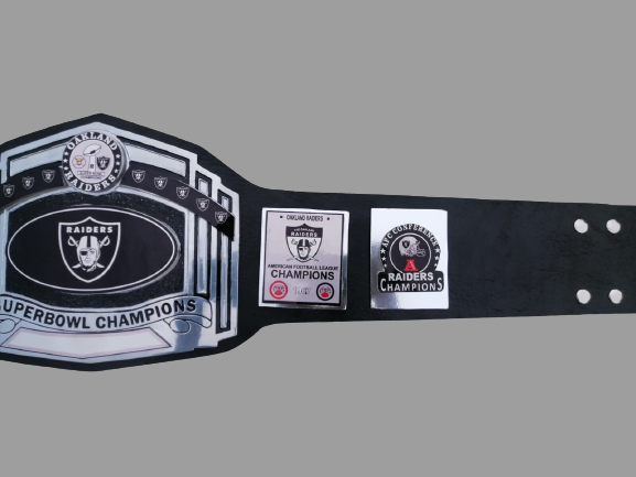 NFL Raiders Championship Replica Belt