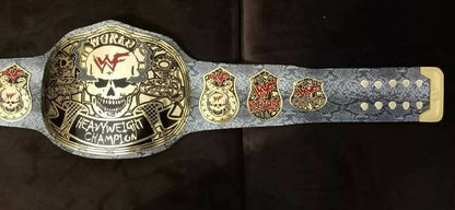White Snake Skin Championship Belt