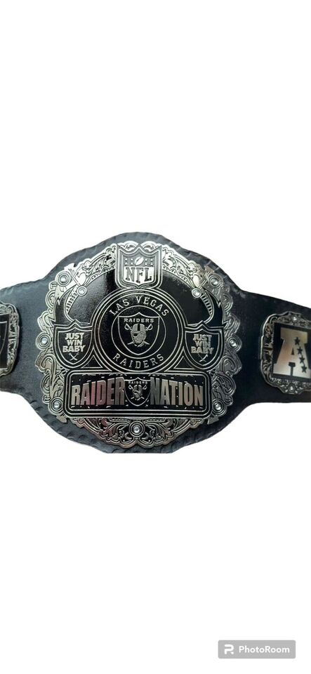 Las Vegas Raiders NFL Championship Belt