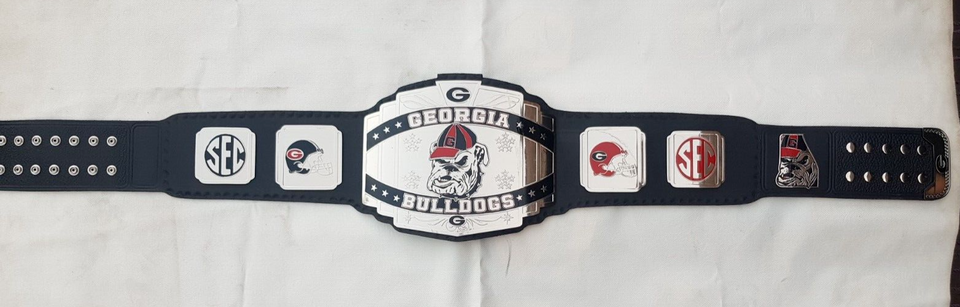 Georgia Bulldogs Custom Championship Belt