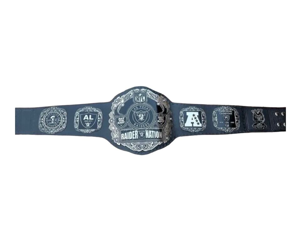 Las Vegas Raiders NFL Championship Belt