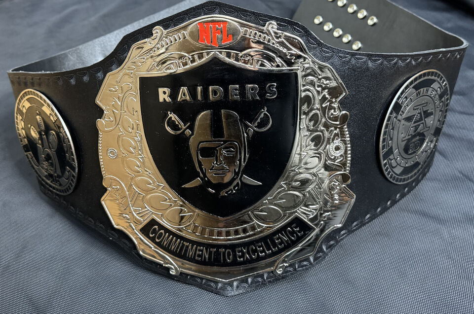 NFL Raiders Championship Wrestling Belt