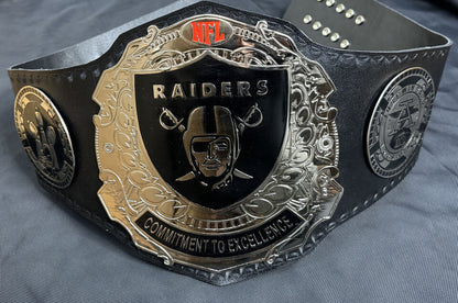 NFL Raiders Championship Wrestling Belt