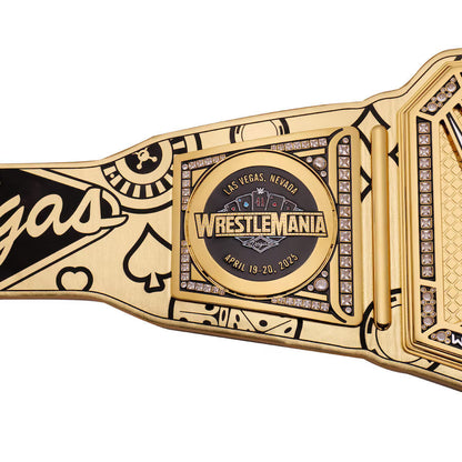 WWE WrestleMania 41 Gold Belt