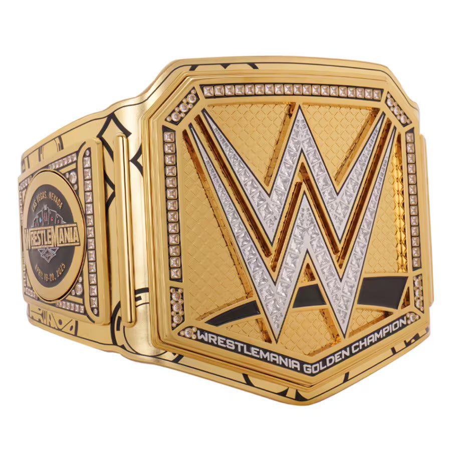 WWE WrestleMania 41 Gold Belt