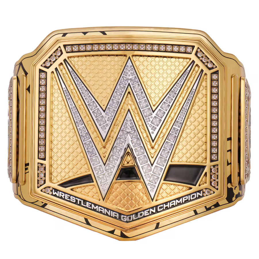 WWE WrestleMania 41 Gold Belt
