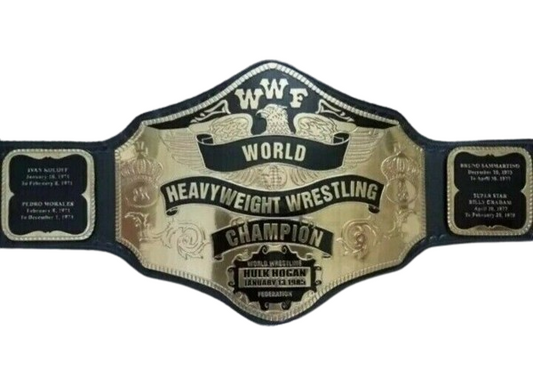 Hulk Hogan WWE Championship Belt